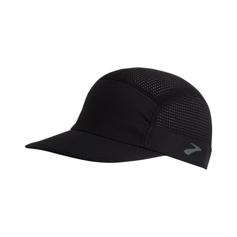 Brooks Propel Mesh Running Hat - Men's - Black (03795-WQHY)